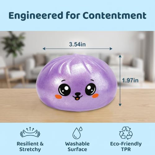 4 Pack Squishy Toys for Adults Stress Relief Toys Balls for Adults — view 2