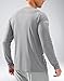 Men's Sun Protection Long Sleeve Shirts UPF 50+ Rash Guard for Men SPF UV Fishing Hiking Running Workout Athletic Shirt Light Grey