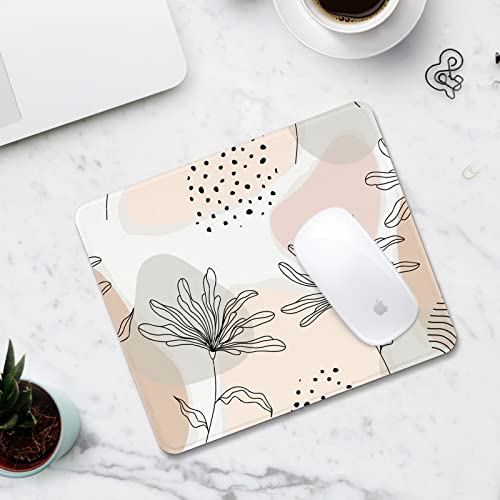 Watbro Mouse Pad,Art Floral Square Premium Texture Non-Slip Rubber Base Gaming Mouse Pad, Washable Office Mouse Pad, Men's And Women's Computer Laptops, 9.5 "X7.9" X 0.12" #TOP4