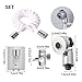 Sink Shower Head Attachment, 2 Modes Sink Sprayer with Splitter, Nozzle, Spring Tube and Hook, Faucet Sprayer Attachment for Hair Pet Washing Baby Bath Kitchen