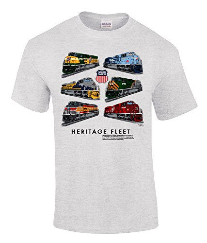 Daylight Sales Union Pacific Heritage Fleet Authentic Railroad T-Shirt Tee Shirt [12] (Adult, XXX-Large)