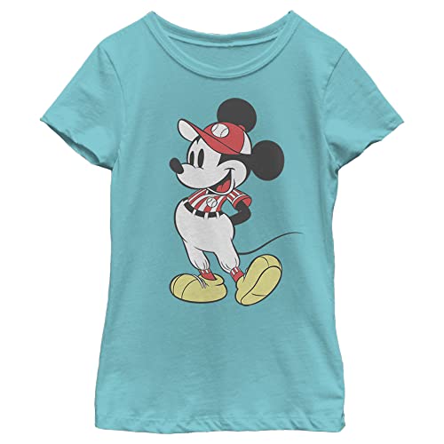 T-Shirt Fille Mickey Disney Baseball anti irritation coton doux