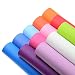 12 Pieces 8x12 Inch(21x30cm) Bright Solid Colors Texture Faux Leather Fabric Sheets Cotton Back for Bows Earrings Ornaments Making DIY Projects, Each Sheet Per Color, in Total 12 Sheets