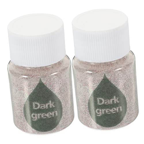 DOITOOL 2 Tinte verde de medianoche para kit de pigmento verde tie-dye tela pigmentos tie-dye corbatas polvo de teñido verde muerte verde polvo de color