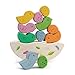 Tender Leaf Toys - Rocking Baby Birds - 12 Piece Balance Toy - STEM Toy - Early Learning to Develop Strategic Thinking and Fine Motor Skills - Wooden Toy Stacker & Balance Educational Game - Age 18m+