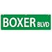 Imagine This Boxer Street Sign, Green