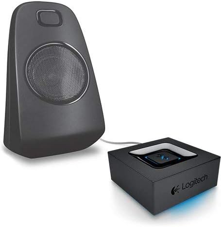 Logitech Bluetooth Audio Adapter connected to a speaker
