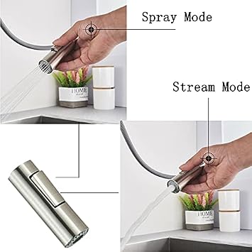 Faucets,Kitchen Taps Pull Out Sensor Kitchen Faucets, Stainless Steel Induction Mixed Tap, Touch Control Sink Tap, Kitchen Faucet/Gold
