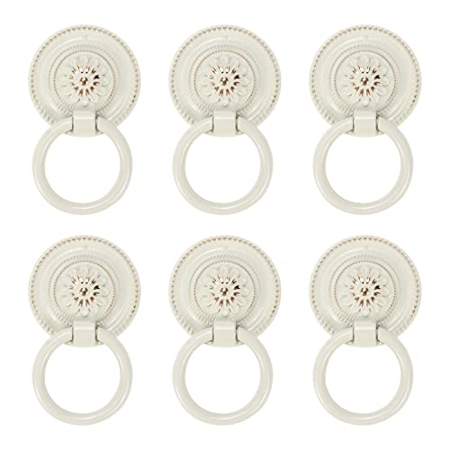 Coshar Pomos de estilo europeo para cajones de aparador, paquete de 6, 5,6 cm de diámetro