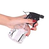 N /C Botella de spray portátil de plástico transparente dispensadores de limpieza planta jardinería salón peluquero herramientas para el cabello