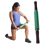 TheraBand Roller Massager +, Muscle Roller Stick for Self-Myofascial Release, Deep Tissue Massage Rolling Pin, Trigger Point Release, Muscle Soreness, Best Gifts for Runners, Athletes, Crossfit