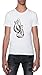 Boxe des Gants Pendaison T-Shirt Blanc Homme Manches Courtes Col Rond White Mens 3XL