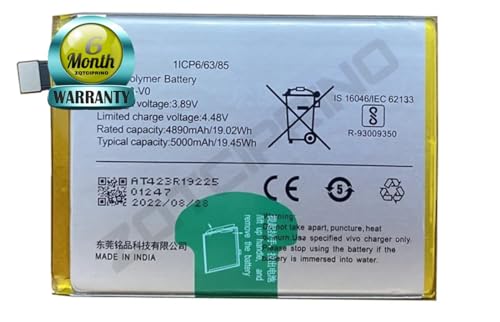 Image of Original B-V0 Battery for IQOO Z6 44W Battery with 6 Month Warranty ****(B308)