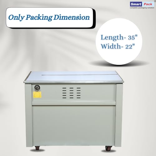 Image of SMART PACK Economy Model Type Semi Strapping Machine for Packaging | Carton Strapping Machine | Shipping Supplies | Control Panel | Goods Strapping Machine | Pack of 1