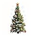 Produktbild fdghhgjgtkuyiuy Große grüne Weihnachtsbaum Sterne wasserdicht abnehmbare Art Decals Wandaufkleber DIY Weihnachtsdekorationen für Zuhause-Multicolor