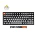 Produktbild Keychron K2 MAX Custom Wireless Mechanische Tastatur 2.4 GHz/Bluetooth/USB-C, Hot-swap, RGB, Aluminiumrahmen, QMK/VIA Programmierbare Makros, PBT Keycaps, für Mac Windows, Super Banana Switch