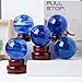 NIBHZ Smelting Crystal Ball Ornaments, All Wishes Will be Fulfilled, Good Luck Will Come, Blue Crystal Ornaments, Blue Smelting Ball,Blue-50mm