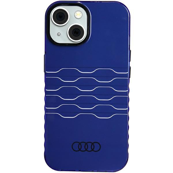 Audi IML AU-IMLMIP15-A6/D3-BE Coque pour iPhone 15/14/13 6,1" Bleu