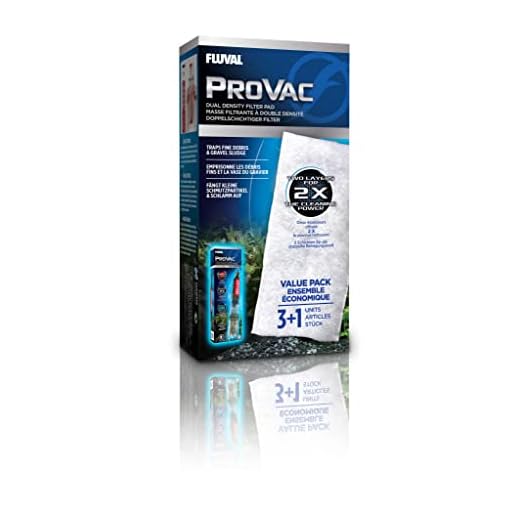Fluval Pro Vac Ersatzfilterpatronen, 4 Stück (1er Pack)