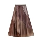 【OCASIÓN】: La falda de verano casual imprescindible para todas las mujeres, jóvenes, adolescentes y niñas, una falda maxi versátil mejorará su guardarropa al máximo.Puede usar fácilmente una falda midi para el uso diario, fiesta, día festivo, festival, casual, etc. .