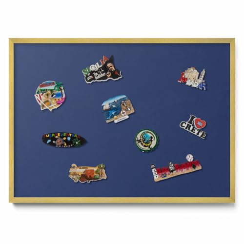 Panneau Mural Magnétique 70x50 cm – Tableau Aimanté Élégant Avec Cadre Plastique, Idéal Pour Photos, Listes, Recettes Et Affiches Dans La Cuisine Ou Le Bureau