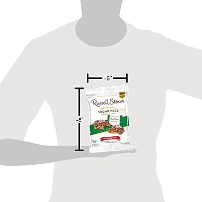 Russell Stover Sugar Free Pecan Delights with Stevia, 3 oz. Bag