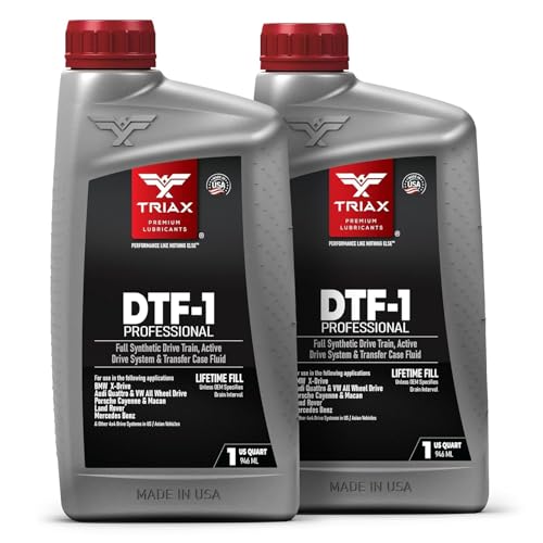 TRIAX DTF-1 Fluido Completamente Sintetico per Cassa di Trasferimento/Olio Ripartitore di Coppia. Compatibile con BMW Xdrive, Audi/VW Quattro, e numerosi veicoli AWD e 4x4 (2x1 Quarto)