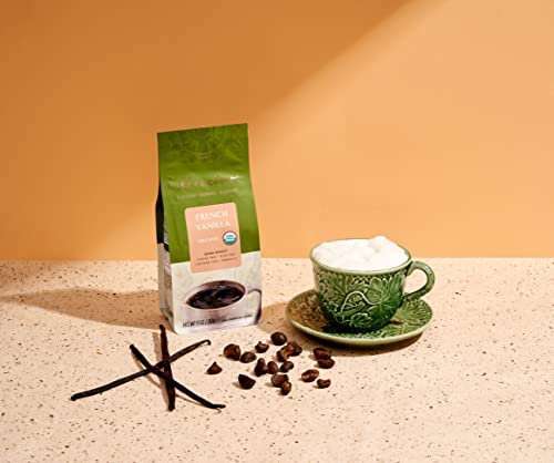 Teeccino Chicory Coffee Alternative – French Vanilla – Ground Herbal Coffee That’s Prebiotic, Caffeine-Free & Acid Free, Dark Roast, 11 Ounce #TOP5
