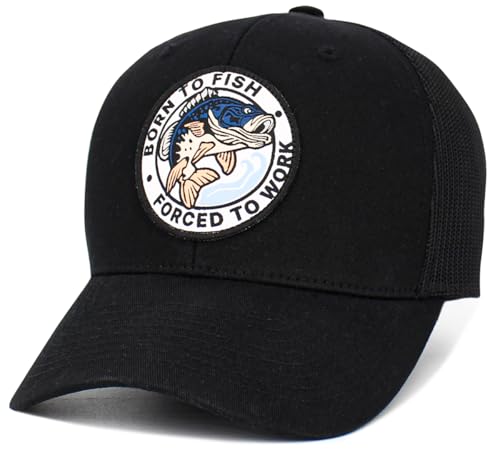 Image of KBETHOS Outdoor Hunting Fishing Lake Life Tactical Distressed Baseball Cap Dad Hats Adjustable Unisex