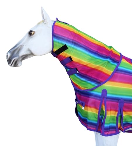 Image of Challenger Horse Mesh Summer Fly Sheet Spring Airflow Neck 73149