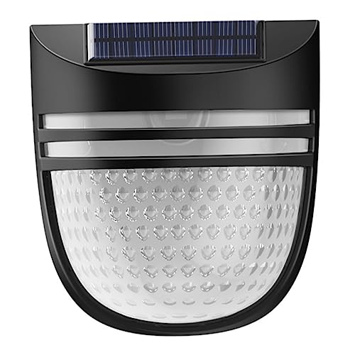 POPETPOP Solar de Pared para Jardín Iluminación Exterior LED Resistente al Agua Aplique Solar para Patio