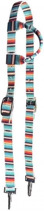 Showman Serape Nylon Single Ear Headstall