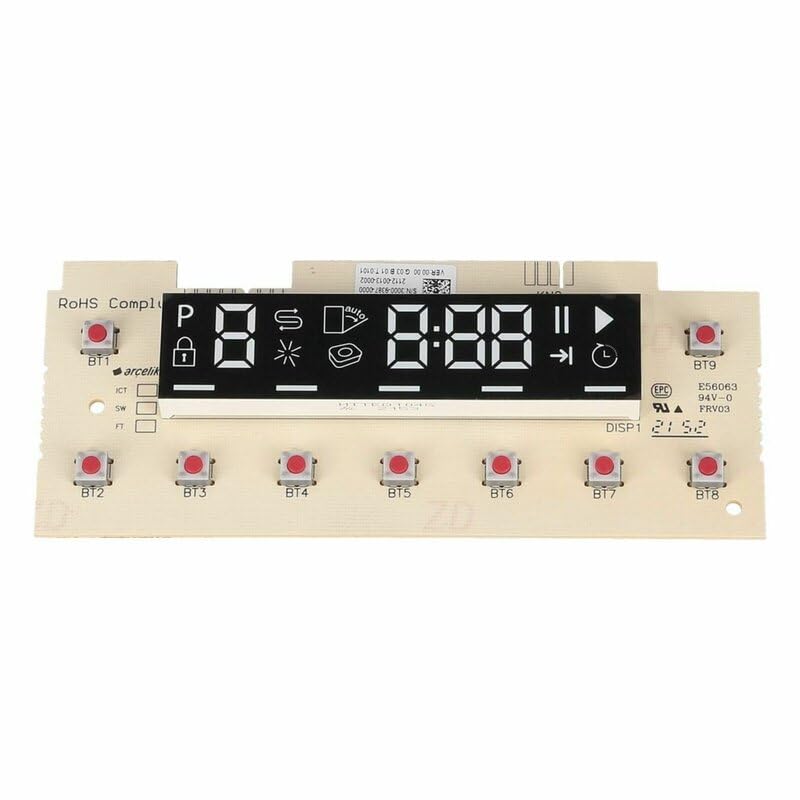 LUTH Premium Profi Parts Kompatibel mit Beko anzeigeelektronik 1741130100 für Geschirrspüler