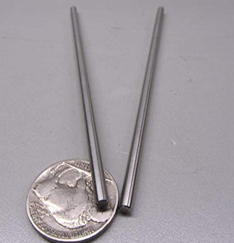 316 Stainless Steel Hardened Shaft .125 Diameter x 4" Long 5 pcs