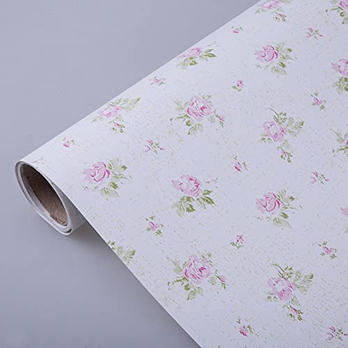 Simplelife4U Pink Rose Furniture Protect Paper Removable Shelf Liner For Kitchen Cabinet Dresser Drawer Covering #TOP2