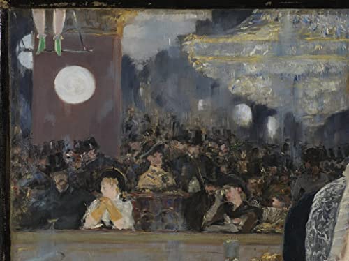 Elegante impresión en lienzo de El bar del Folies Bergère, arte de Manet en 60x90cm para colgar