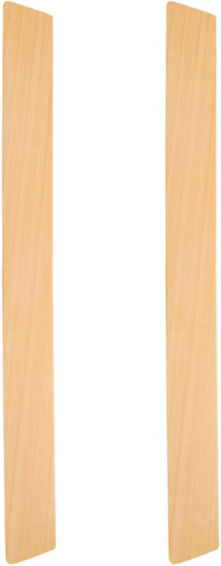 Wooden Door Ramp 2pcs Set, Portable Threshold Ramp Pads for Robot Vacuums and Wheelchairs, Home Entry Slope for Mobility Aids and Doorway Access