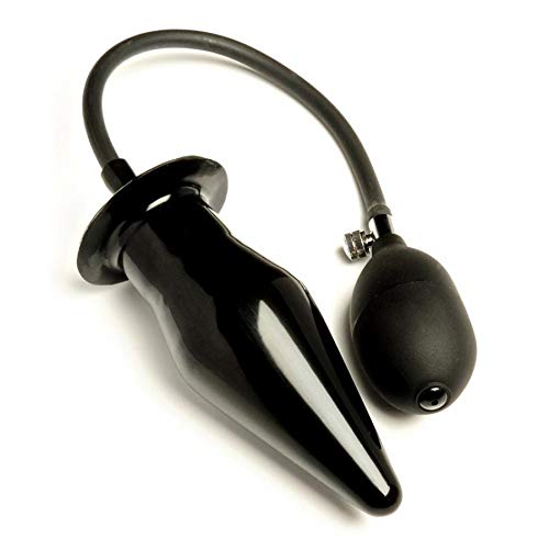 Plug gonflable noir de taille Medium 14 cm de MK Toys aux finitions soignées