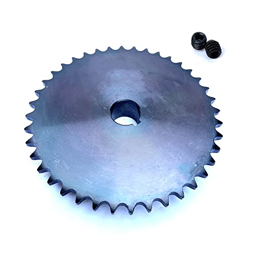 #40 Roller Chain Sprocket B Type 1" Bore Rust Prevention Hardened 40 Tooth
