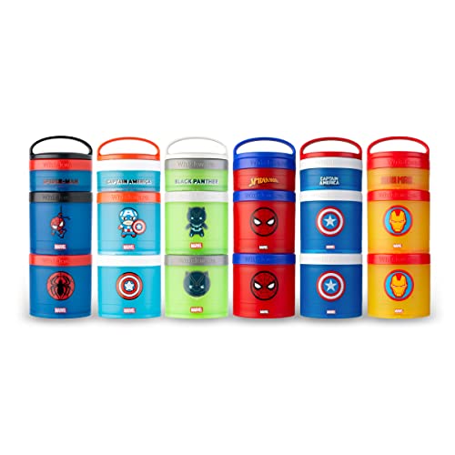 Boîte à goûter empilable Captain America pour la récréation et sorties