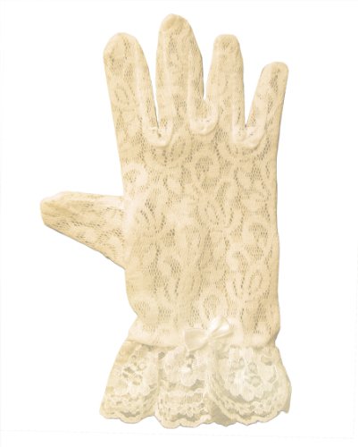 Lace Gloves for Girls in Wrist Length