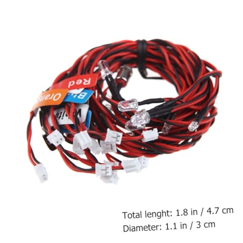 Kit led para crawler RC con luces traseras ajustables y sistema de bajo consumo 2