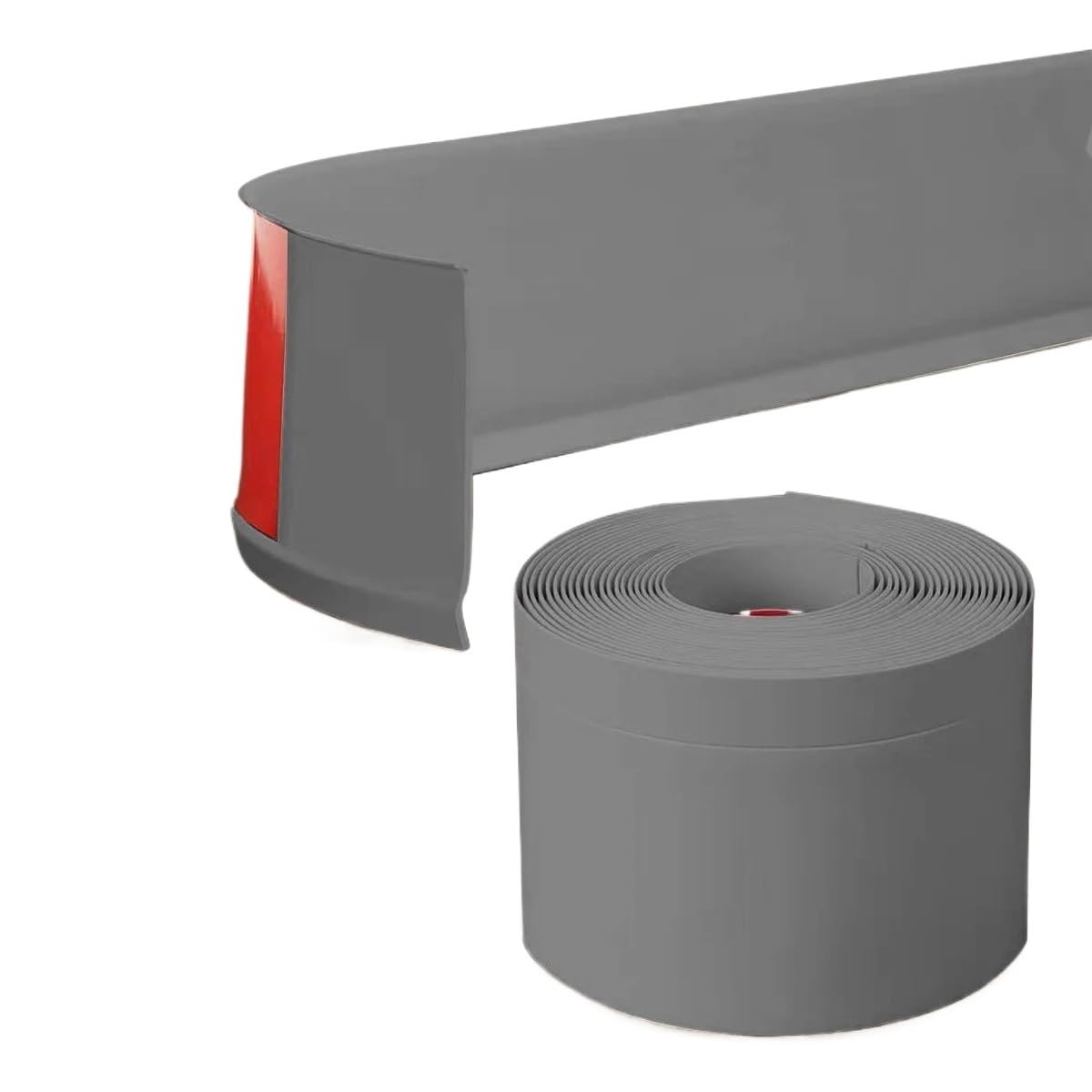 Plinthe souple autoadhésive pour éliminer les fissures de mur avec une moulure vinyle flexible