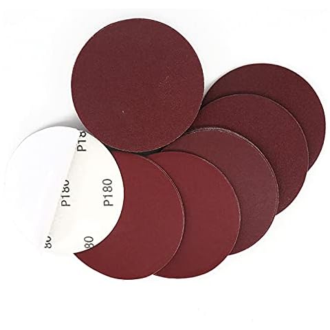 WSWJDW 10Pcs 5inch Sanding Disc Aluminum Oxide Sanding Paper Adhesive Backed Sandpaper Sander Attachment for Random Orbital,150 grit Cover