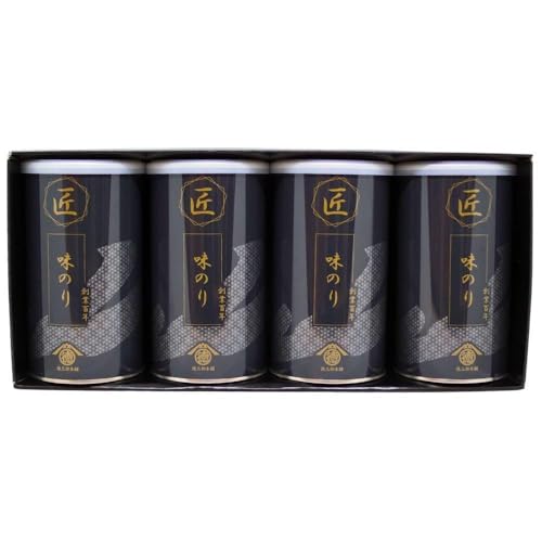 山徳 味のり 匠4缶入