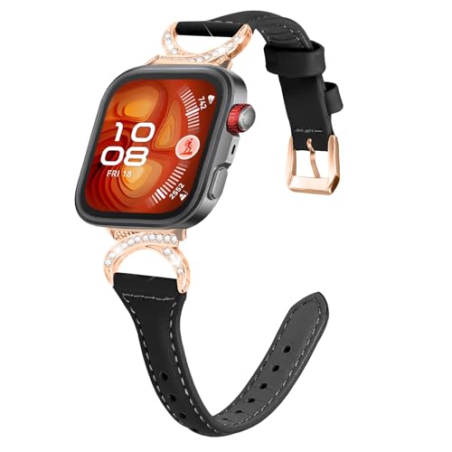 [PONATTENO] For HUAWEI WATCH FIT 4 / FIT 4 Pro X}[gEHb`ɑΉ p Xgoh U[ XtBbgU[ CXg[tfUC (ubN)