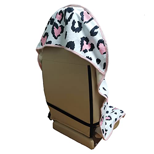 Image of Car Seat Cover Protector Front Seats,for Gym Workout,Running,Swimming,Beach and Hiking,Waterproof Sweat Towel Bucket Seat Covers for Cars SUV Trucks (Leopard Print, 1Pcs)
