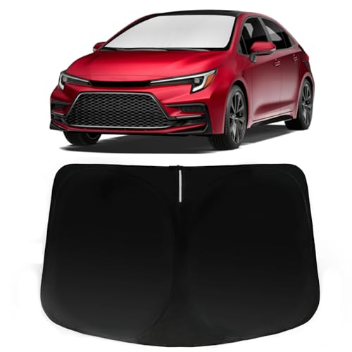 Image of Windshield Sun Shade for Toyota Corolla 2020-2026 Sunshades | Car Front Window Sun Visor & Heat Shield | 240T Sunshade Protection Blocks UV Rays Keep Your Car Cooler