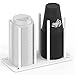 Venuekkuri Adjustable Tumbler Lid Organizer - Holds up to 16 Lids, Disposable Cup and Lid Holder, Baby Bottle Drying Racks, Mason Jar Lids Holder,Clutter-Free Kitchen Cabinets,ABS Plastic
