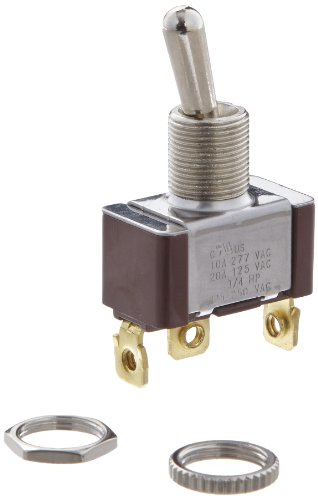 Eaton XTD2G2A Toggle Switch, Screw Termination, On-Off-On Action, SPDT Contacts